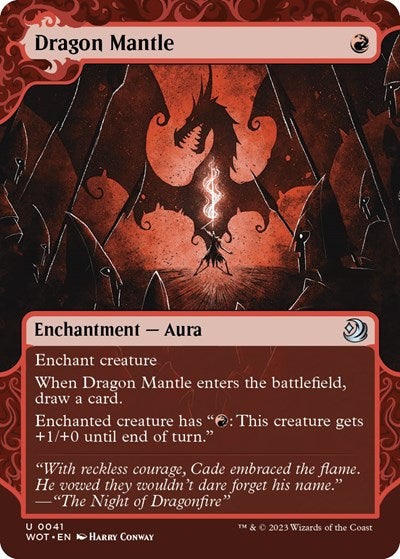 Dragon Mantle (Wilds of Eldraine: Enchanting Tales) Light Play