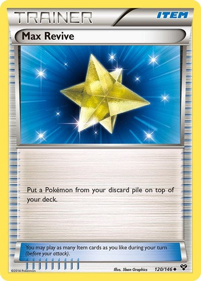 Max Revive (XY Base Set) Medium Play