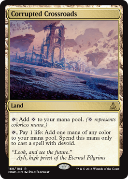 Corrupted Crossroads (Oath of the Gatewatch) Light Play Foil