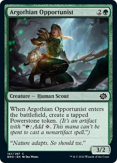 Argothian Opportunist (The Brothers' War) Light Play