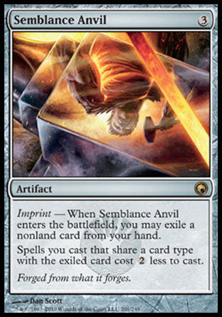Semblance Anvil (Scars of Mirrodin) Light Play