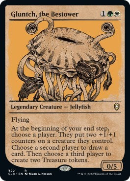 Gluntch, the Bestower (Showcase) (Commander Legends: Battle for Baldur's Gate) Light Play