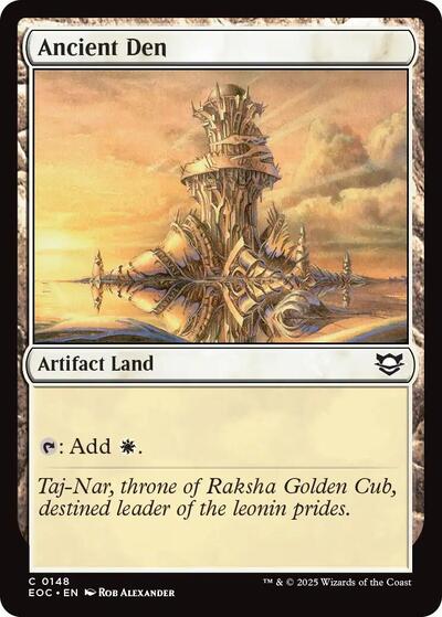 Ancient Den (Commander: Edge of Eternities) Light Play