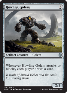 Howling Golem (Dominaria) Light Play Foil