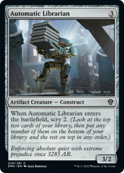 Automatic Librarian (Dominaria United) Light Play