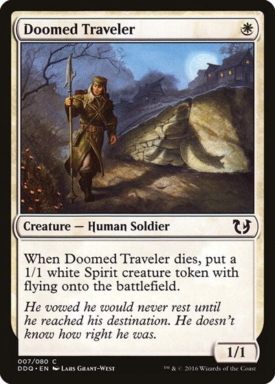 Doomed Traveler (Duel Decks: Blessed vs Cursed) Light Play