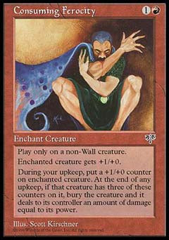 Consuming Ferocity (Mirage) Light Play
