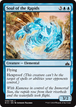 Soul of the Rapids (Rivals of Ixalan) Light Play