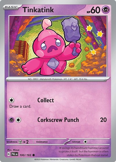 Tinkatink - 100 (SV02: Paldea Evolved) Light Play