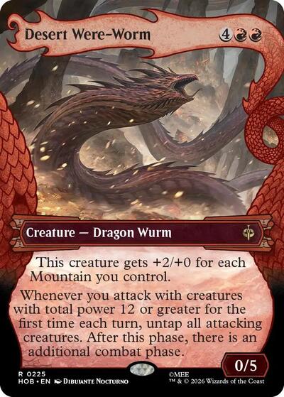 Desert Were-Worm (Showcase) (The Hobbit) Light Play