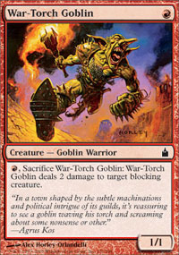 War-Torch Goblin (Ravnica) Medium Play