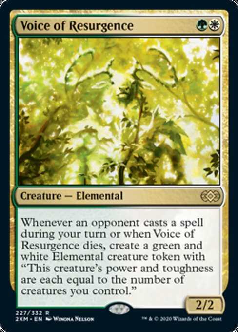 Voice of Resurgence (Double Masters) Light Play