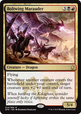 Boltwing Marauder (Dragons of Tarkir) Medium Play
