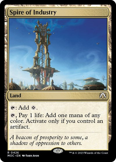 Spire of Industry (Commander: March of the Machine) Light Play