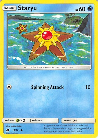 Staryu (SM - Crimson Invasion) Heavy Play
