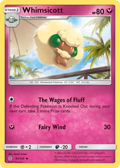 Whimsicott (SM - Guardians Rising) Medium Play