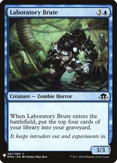 Laboratory Brute (Mystery Booster) Light Play