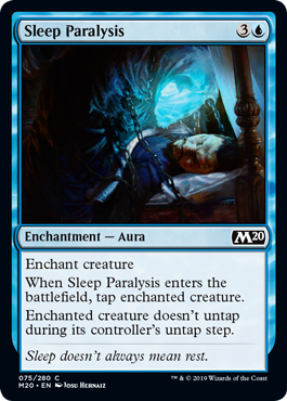 Sleep Paralysis (Magic 2020 Core Set) Light Play