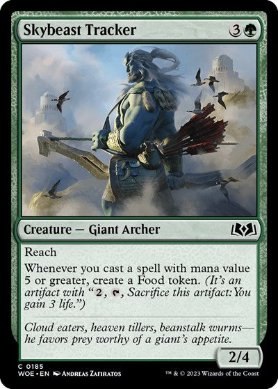 Skybeast Tracker (Wilds of Eldraine) Light Play Foil