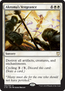 Akroma's Vengeance (Commander 2018) Light Play