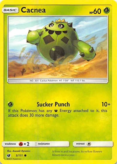 Cacnea (SM - Crimson Invasion) Medium Play