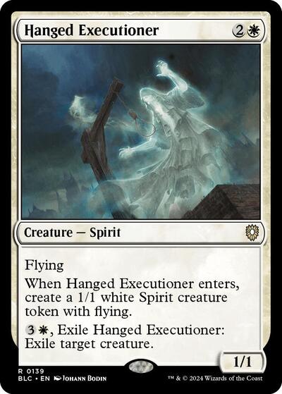 Hanged Executioner (Commander: Bloomburrow) Light Play