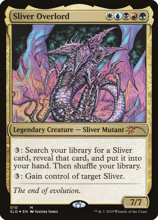 Sliver Overlord (Secret Lair) Light Play Foil