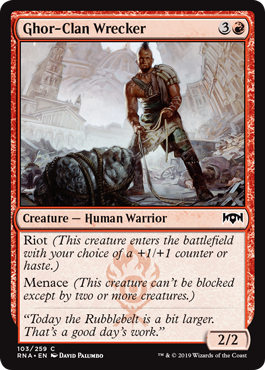 Ghor-Clan Wrecker (Ravnica Allegiance) Heavy Play