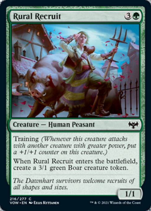 Rural Recruit (Innistrad: Crimson Vow) Light Play