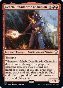 Neheb, Dreadhorde Champion (Commander: Dominaria United) Light Play