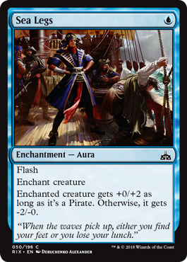 Sea Legs (Rivals of Ixalan) Light Play Foil