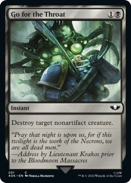 Go for the Throat (Universes Beyond: Warhammer 40K) Light Play