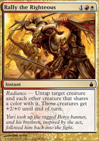 Rally the Righteous (Ravnica) Light Play