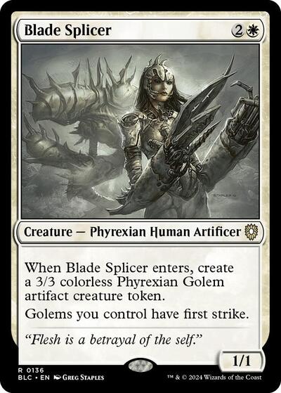 Blade Splicer (Commander: Bloomburrow) Light Play