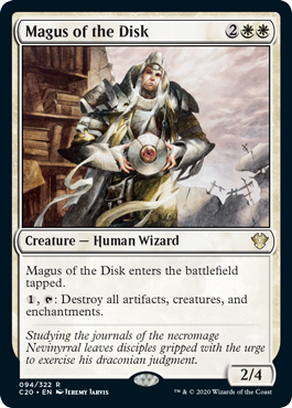 Magus of the Disk (Commander 2020 Ikoria) Light Play