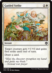 Guided Strike (Iconic Masters) Light Play Foil