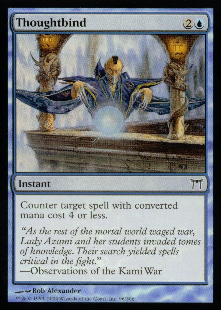 Thoughtbind (Champions of Kamigawa) Light Play