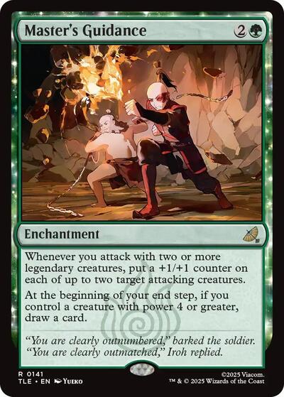 Master's Guidance (Avatar: The Last Airbender: Eternal-Legal) Light Play Foil