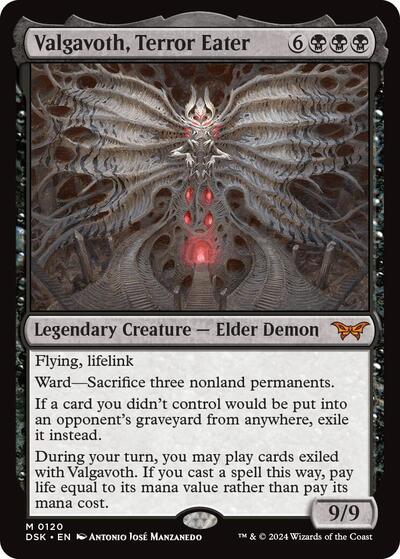 Valgavoth, Terror Eater (Duskmourn: House of Horror) Light Play