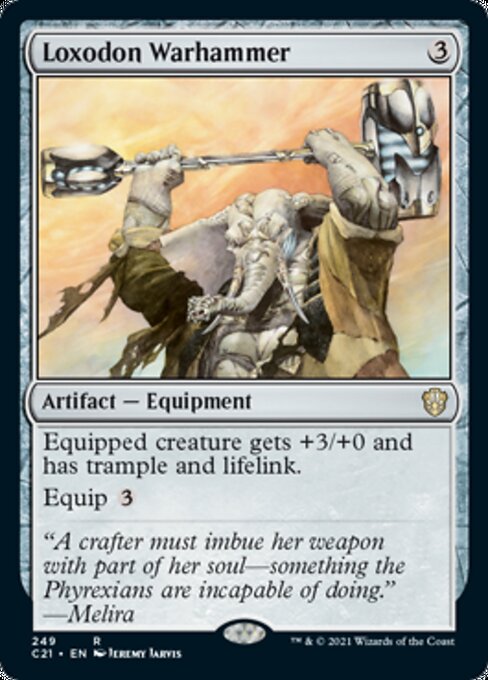Loxodon Warhammer (Commander 2021 Strixhaven) Light Play