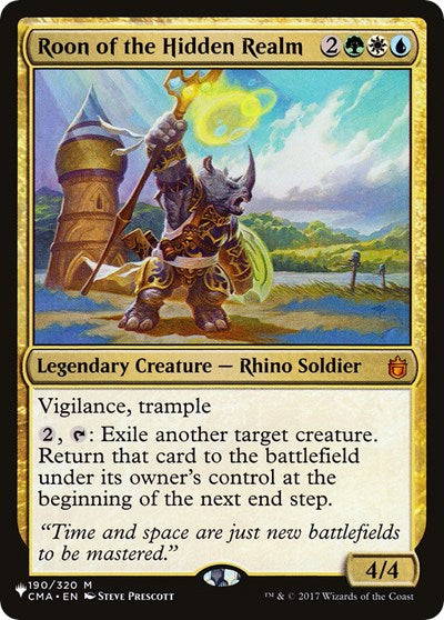 Roon of the Hidden Realm (The List) Damaged / Poor