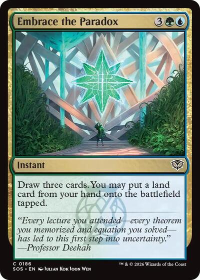 Embrace the Paradox (Secrets of Strixhaven) Light Play
