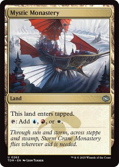 Mystic Monastery (Tarkir: Dragonstorm) Light Play