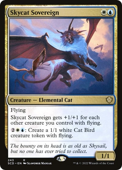 Skycat Sovereign (Commander 2022 Starter Decks) Light Play