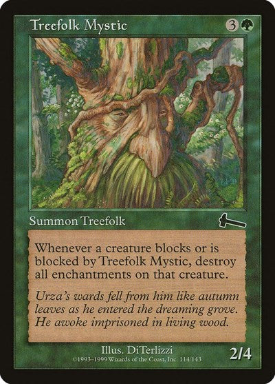 Treefolk Mystic (Urza's Legacy) Light Play