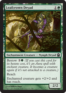 Leafcrown Dryad (Theros) Light Play