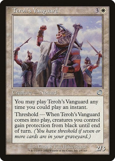 Teroh's Vanguard (Torment) Light Play