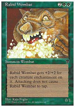 Rabid Wombat (Chronicles) Light Play