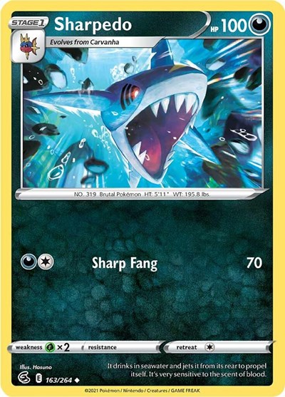 Sharpedo (SWSH08: Fusion Strike) Light Play