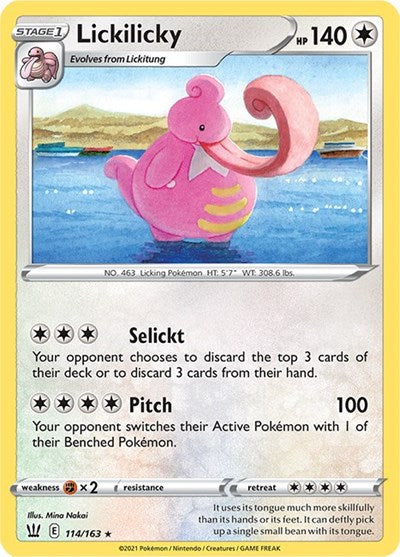 Lickilicky (SWSH05: Battle Styles) Light Play